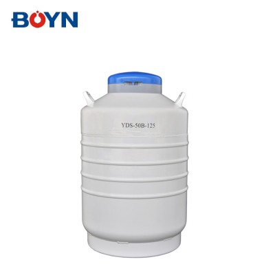 50L ,Biological Samples Aluminum Alloy Liquid Nitrogen Contanier Tank, YDS -50B-125