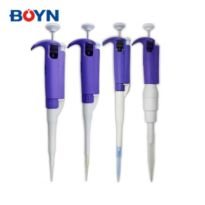 Adjustable single channel autoclave micropipette