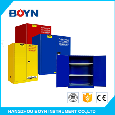 Safety cabinet for dangerous material, Red /Blue/yellow safety cabinet